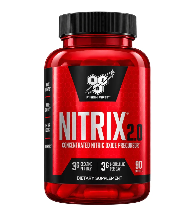 Óxido Nítrico Nitrix 2 90 Tabs by BSN