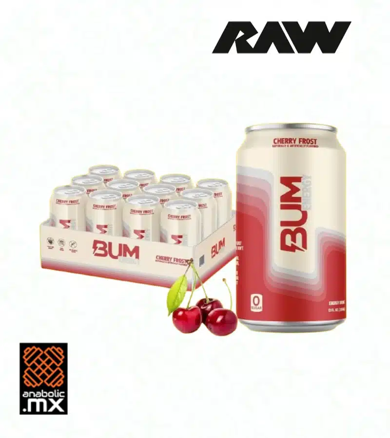 raw nutrition cbum energy drink 12 oz/12 pack cherry frost