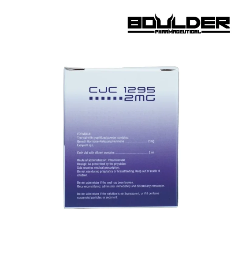Parte posterior de CJC 1295 2 mg de Boulder Pharmaceutical