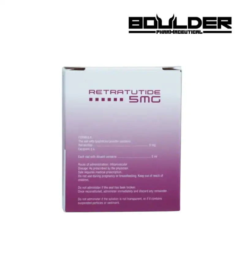 Parte posterior de Retatrutide 5 mg de Boulder Pharmaceutical