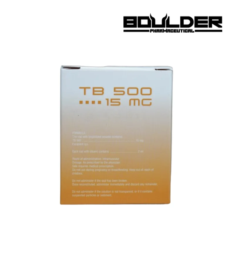 Parte posterior de TB 500 15 mg de Boulder Pharmaceutical