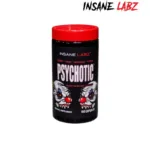 Insane Labz Psychotic 180 cápsulas suplemento para energía y enfoque pre entrenamiento.