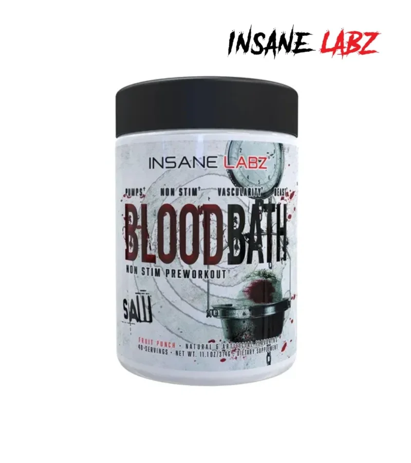 Insane Labz Saw Series Blood Bath Non Stim Pro 40 porciones pre entrenamiento sin estimulantes