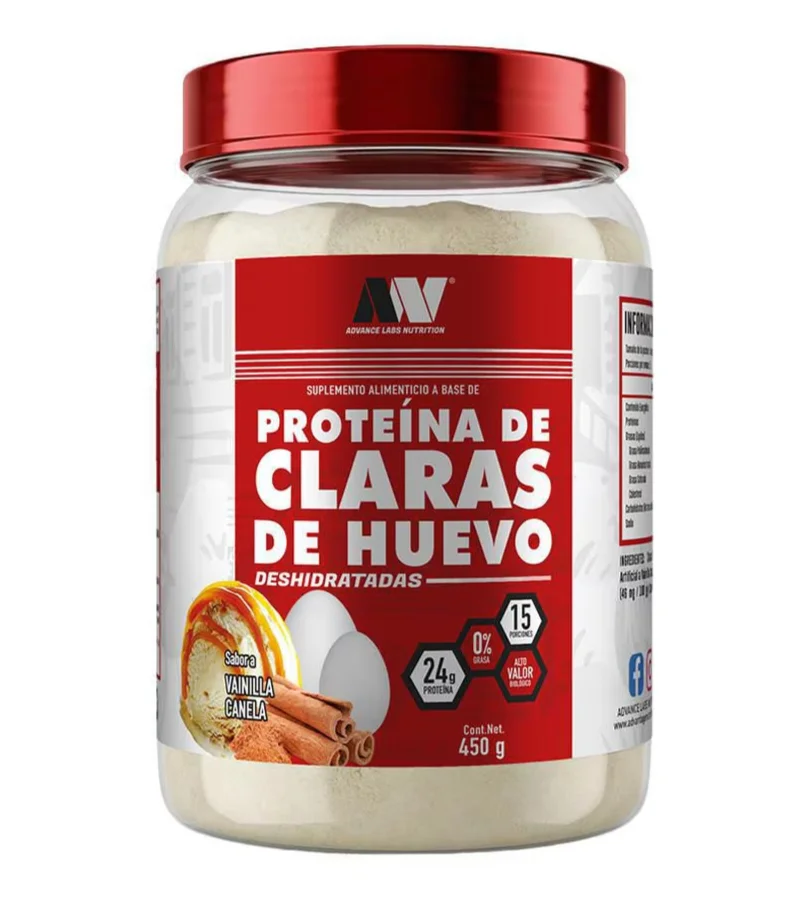 Proteína de Claras de Huevo Advance Labs Nutrition 450 g