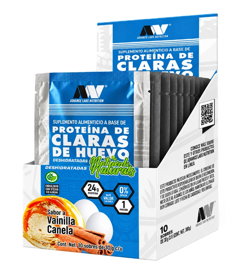 Proteína de Claras de Huevo Naturals Advance Labs Nutrition 10 Sobres
